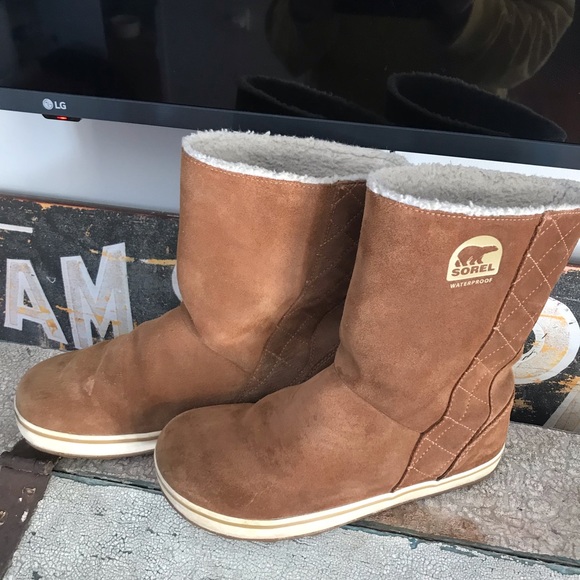 Sorel Womens Glacy Snow Winter Boots 